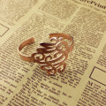 Rose Gold Handwriting Monogram Cuff Bracelet Rose gold handwriting monogram cuff bracelet