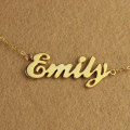 Cursive Script Name Necklace in 18ct Solid Gold Cursive script name necklace in 18ct solid gold