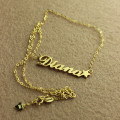 Carrie Style Personalised Name Necklace with Star Personalised Carrie style name necklace with a star