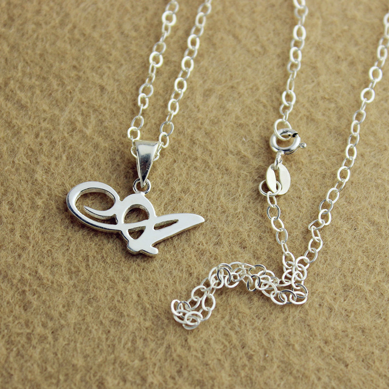 Personalised Madonna-Style Initial Necklace Personalised Madonna-style initial necklace product image