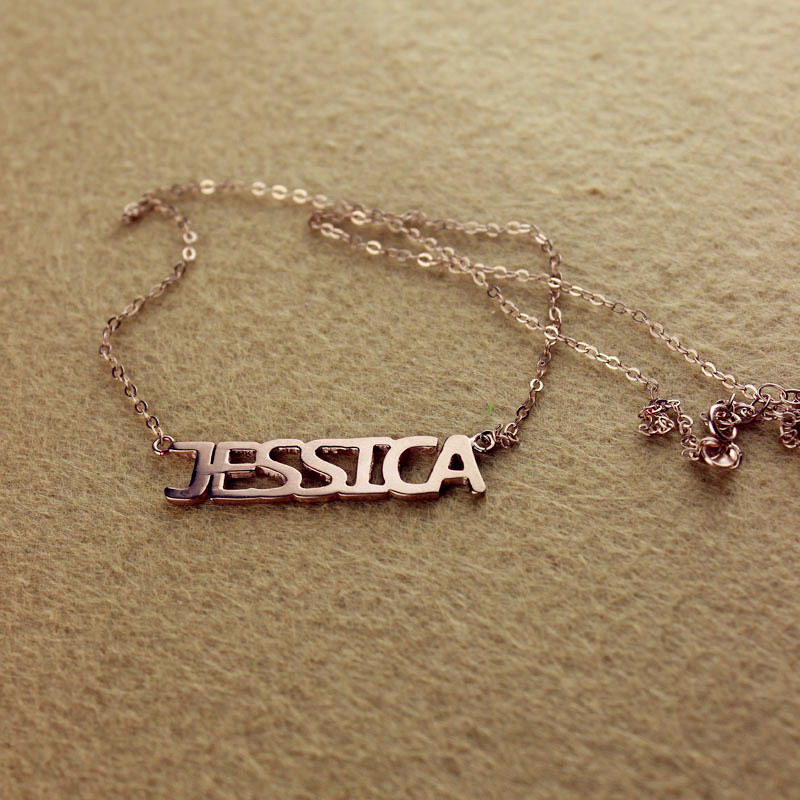 Jessica Style Personalised Name Necklace Personalised Jessica style name necklace product image