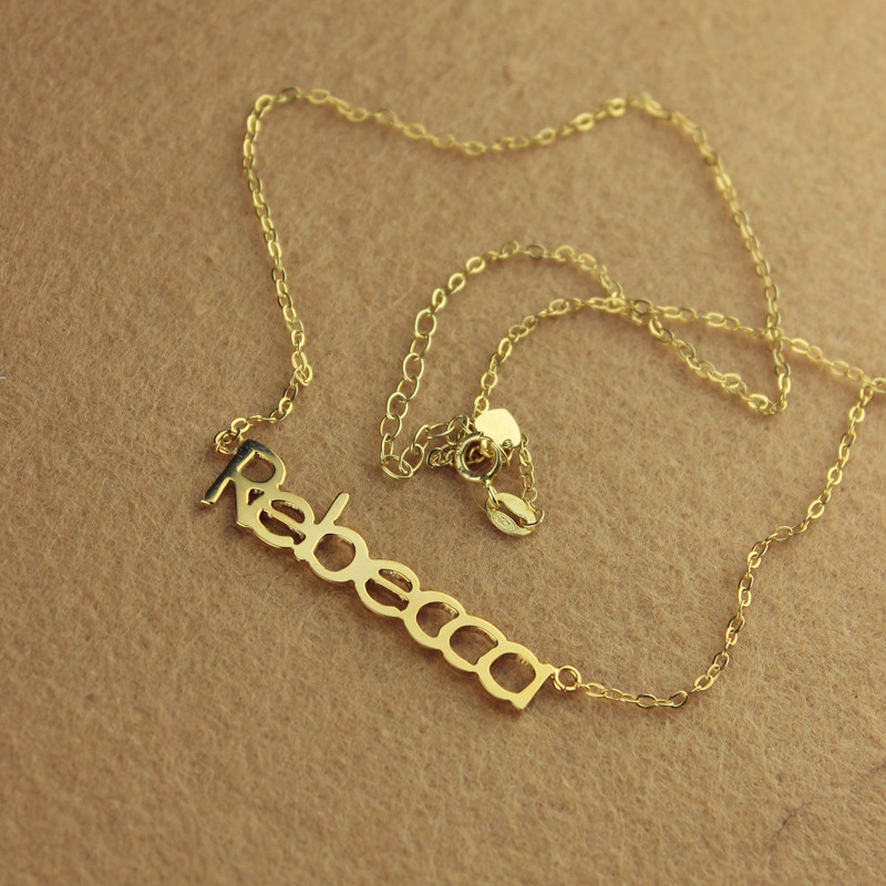 Rebecca style personalised name necklace product image