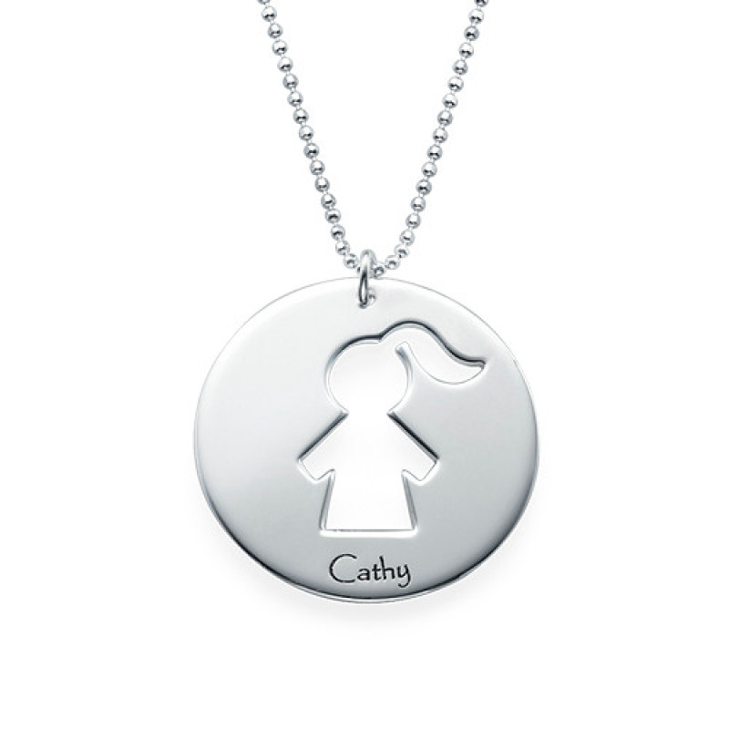 Mother daughter necklace set product image