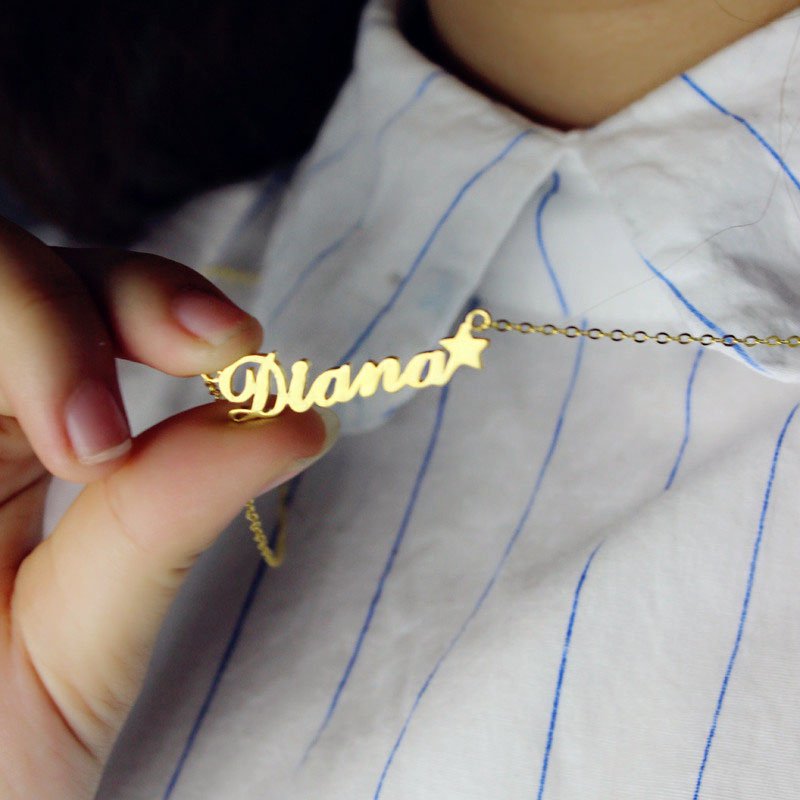 Unique name necklace product image