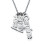 Vertical Name Necklace in Sterling Silver	
