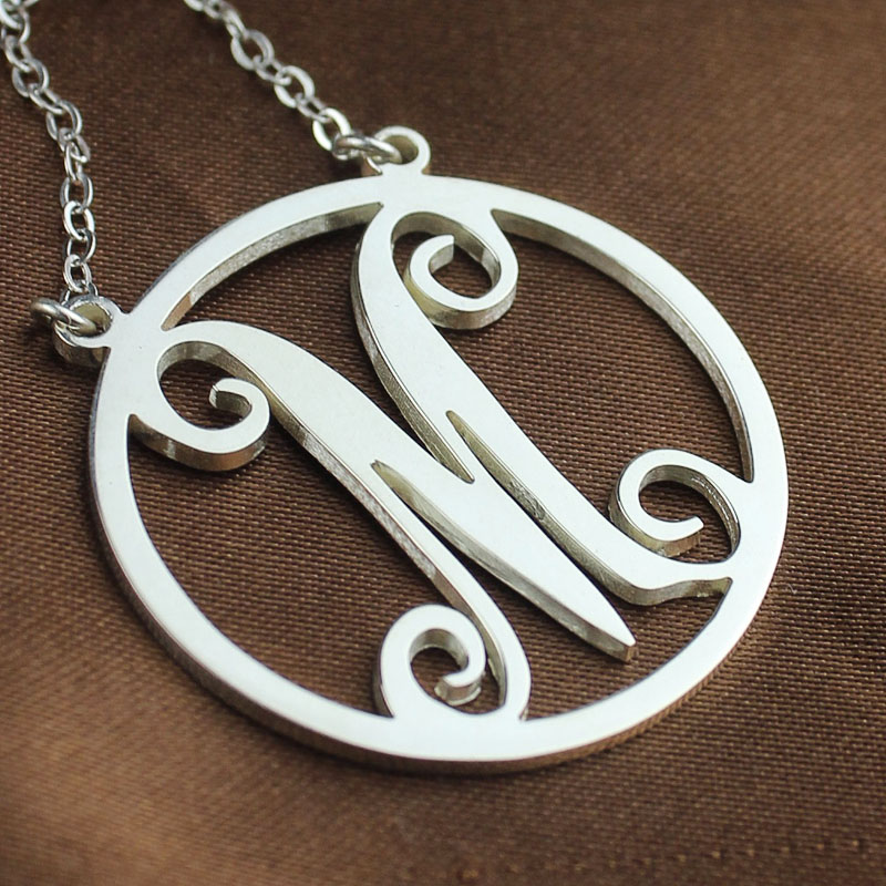White Gold Initial Jewellery White gold initial jewellery