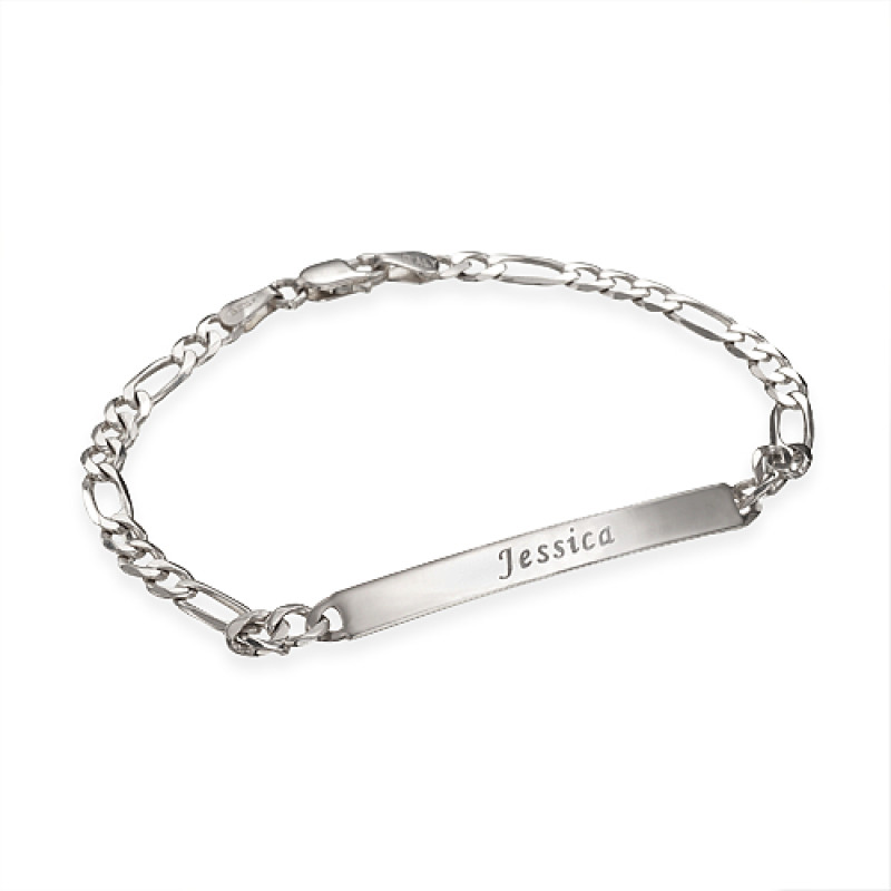 Women's personalised ID name bracelet product image