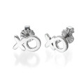 XO Silver Earrings XO silver stud earrings product image