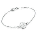 Xtra Small Block Monogram Bracelet and Anklet Xtra Small Block Monogram Bracelet and Anklet