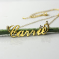 Carrie-style personalised name necklace