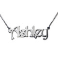 Harrington style personalised name necklace