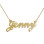 Small 18ct Yellow Gold Classic Name Necklace	