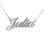 Small Personalised Classic Name Necklace In Silver/Gold/Rose Gold