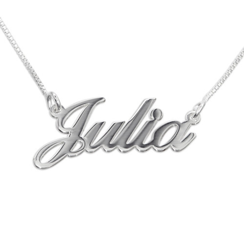 Small Personalised Classic Name Necklace Small personalised classic name necklace