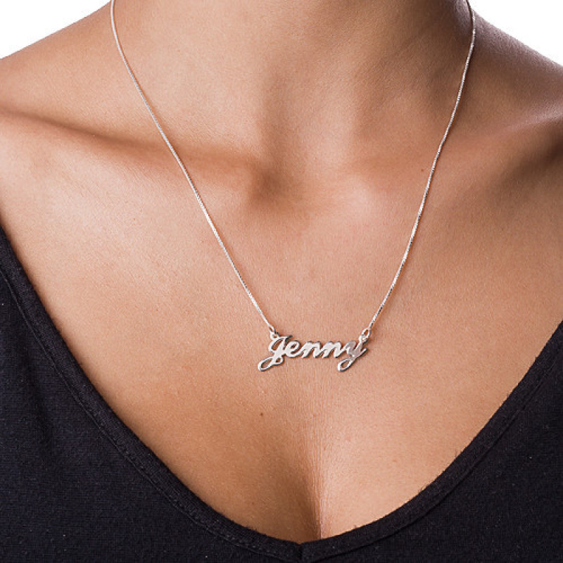 Small Personalised Classic Name Necklace Small personalised classic name necklace