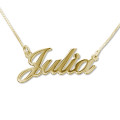 Small Personalised Classic Name Necklace Detail Detail view of small personalised classic name necklace