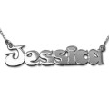Comic Style Personalised Name Necklace Comic-style personalised name necklace pendant