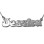 Comic Style Silver Name Necklace	