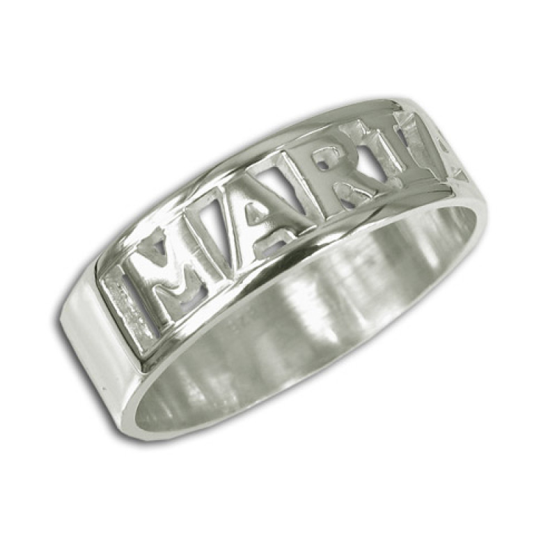 Personalised Engraved Name Ring Personalised engraved name ring