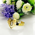 Personalised three-initial monogram bracelet with heart detail