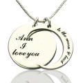 Personalised Moon and Back Love Necklace Personalised I Love You to the Moon and Back love necklace