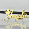 Personalised Heart Name Necklace Personalised solid gold Fiolex Girls Fonts heart name necklace