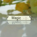 Engraved Nameplate Bar Necklace Engraved nameplate bar necklace product view