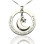 I Love You To The Moon and Back Moon Start Charm Pendant