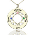 Infinity Family Names Necklace for Mom Infinity family names necklace for Mom