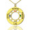 Infinity Birthstone Family Names Necklace In 18ct Gold Plated