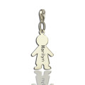 Personalised Silver Boy Pendant with Lobster Clasp Personalised silver boy pendant with lobster clasp