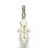 Personalised Boy Pendant on Lobster Clasp Silver