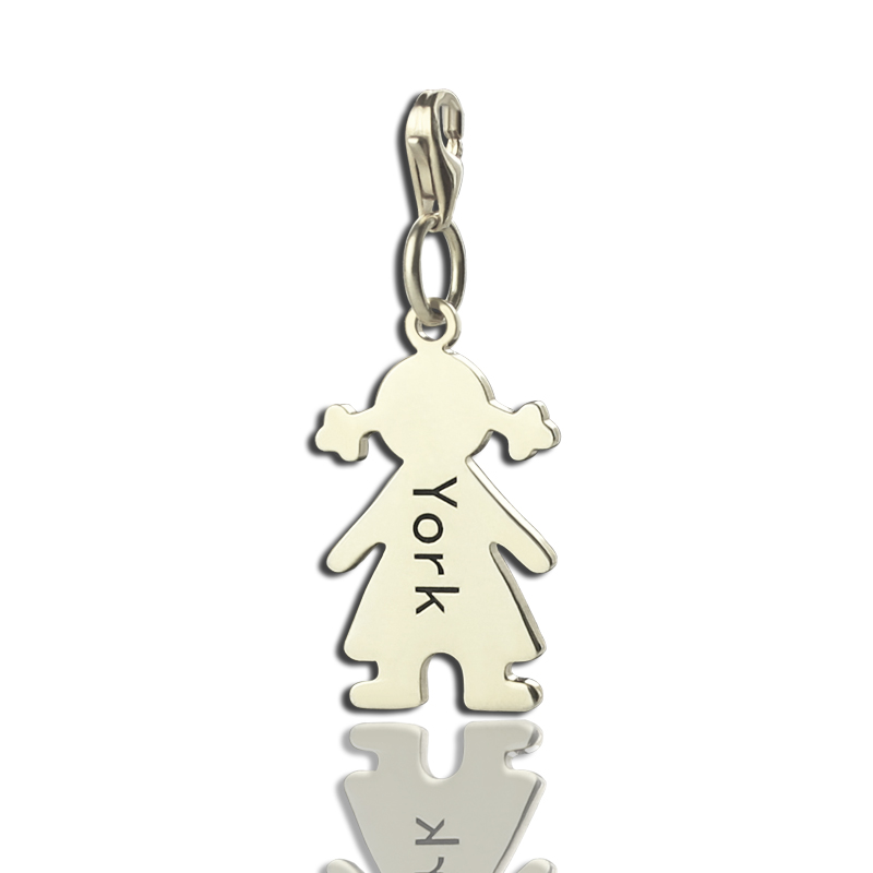 Personalised Baby Girl Name Pendant Necklace Personalised baby girl name pendant necklace