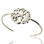 Personalised Monogram Bangle Bracelet Hand-crafted Sterling Silver