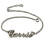 Sterling Silver Women's Name Bracelet Carrie Style