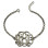 Celebrity Monogram Initial Bracelet Sterling Silver