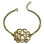 18ct Gold Plated Celebrity Monogram Bracelet