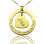 Personalised Promise Necklace with Name Phrase 18ct Gold Plated