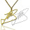 Custom Necklace with Your Own Signature 18ct Gold Plated Silver