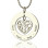 Personalised Heart Family Tree Necklace Sterling Silver