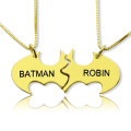 Personalised puzzle friend name necklace