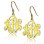 Script Monogram Initial Earrings 18ct Gold Plated