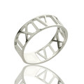 Custom Sterling Silver Roman Numerals Ring Custom sterling silver ring engraved with Roman numerals