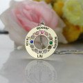 Infinity Family Names Necklace Detail Infinity family names necklace detail image