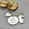 Personalised Mother Name Disc Necklace Personalised mother name disc necklace