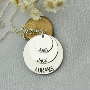 Jewellery For Moms - Three Disc Necklace Jewellery For Moms - Three Disc Necklace