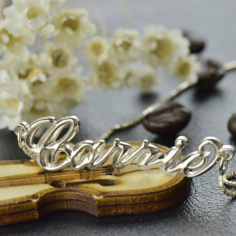 Personalised 3D Carrie Name Necklace Personalised 3D Carrie name necklace product image