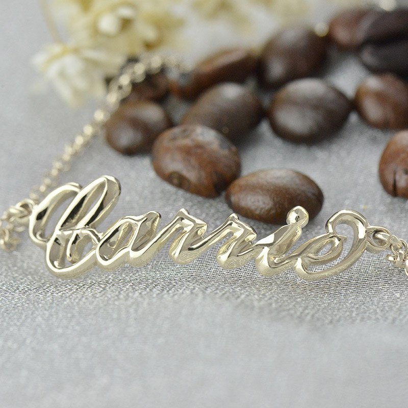 Carrie Style Name Bracelet Carrie style personalised name bracelet product view