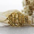 Celebrity Monogram Bracelet Personalised 3D celebrity monogram bracelet product image