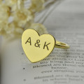 Engraved Sweetheart Ring with Double Initials Engraved Sweetheart Ring with Double Initials product image